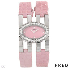 FRED! Made in Switzerland Brand New Watch With 1.01ctw Genuine Super Clean VVS Diamonds - Certificate Available.